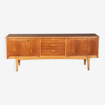 Long buffet vintage Jentiuqe en teck des années 1960