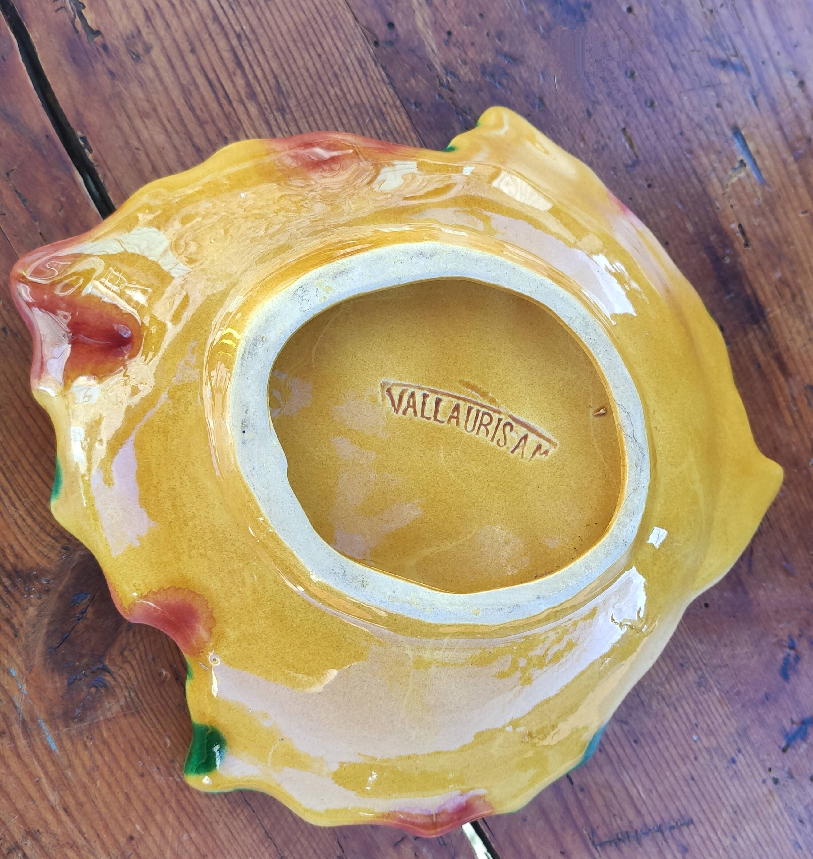 Vallauris ceramic pocket tray