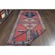 Tapis en laine et coton fait main Oushak turc des années 1970, 104x307.