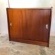 Meuble de rangement  vintage portes coulissantes