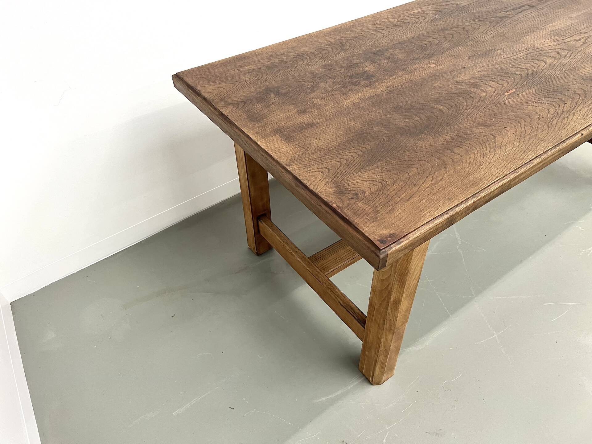 Table de ferme "campagne" en chêne