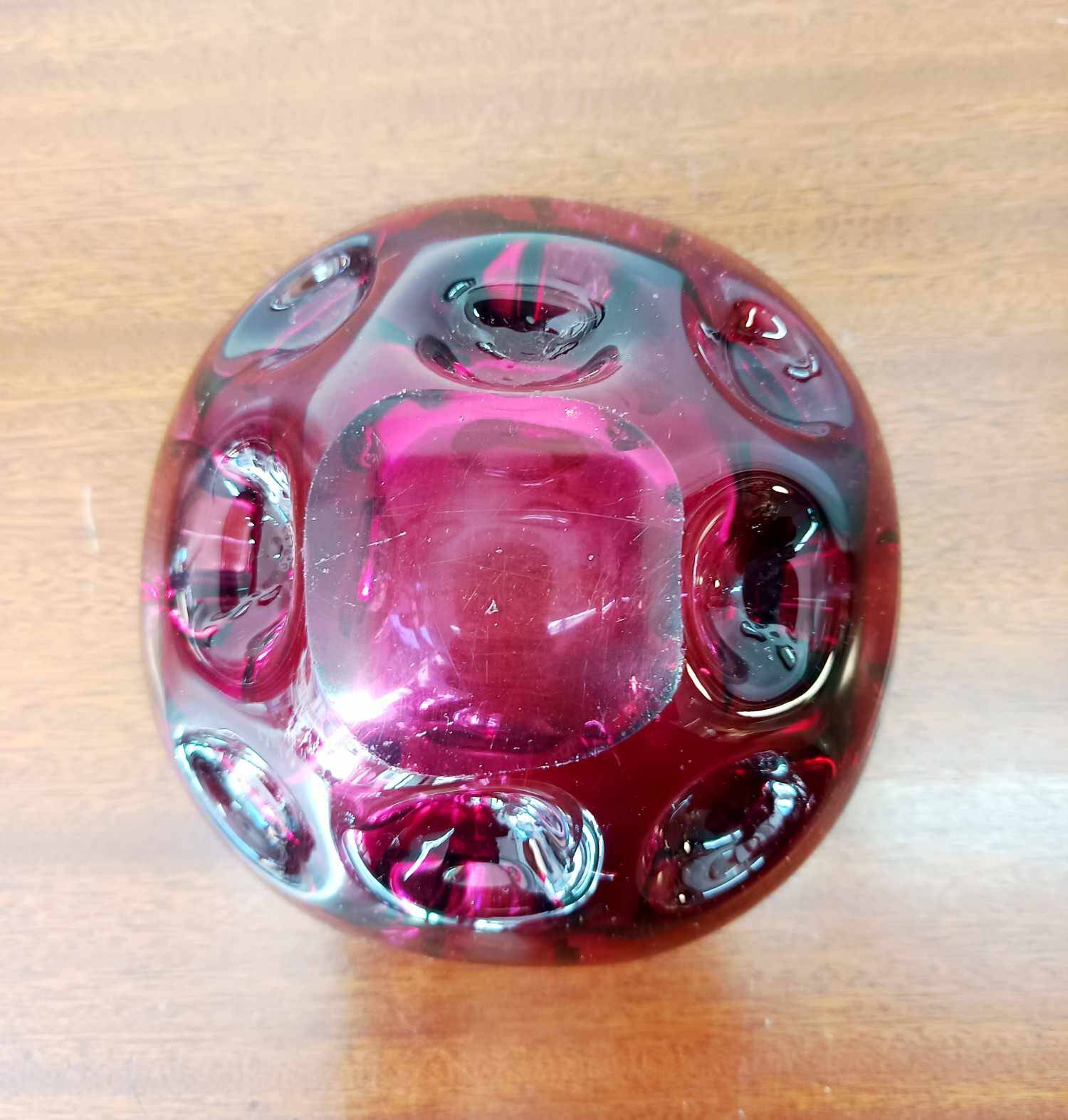 Murano glass designer ashtray