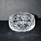 Saint-Louis bowl with whipped cream in cut crystal, signed.
