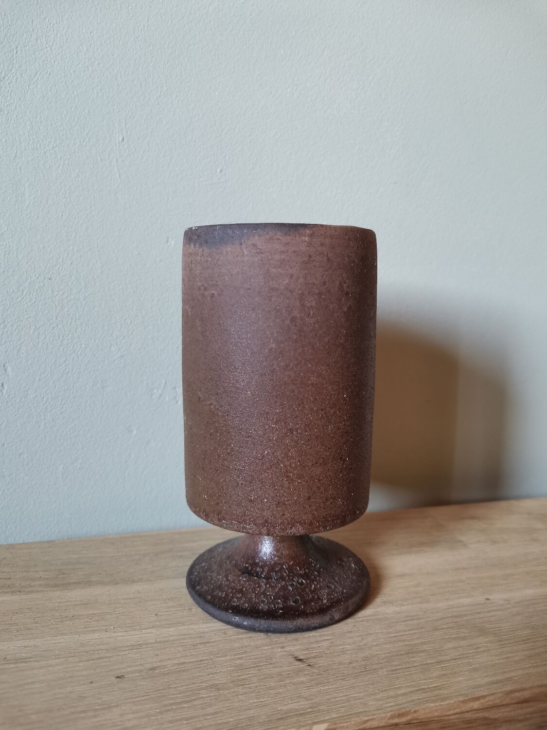 Mug or vase in vintage stoneware signed