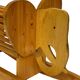 Vintage Swedish design Wooden Rocking Elephant 80's design