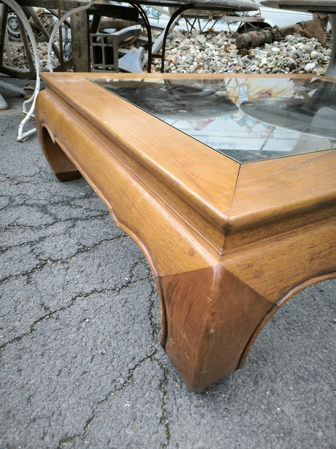 Teak coffee table, 1980
