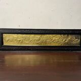 Buffet 2 portes avec plaques bronze chauve souris