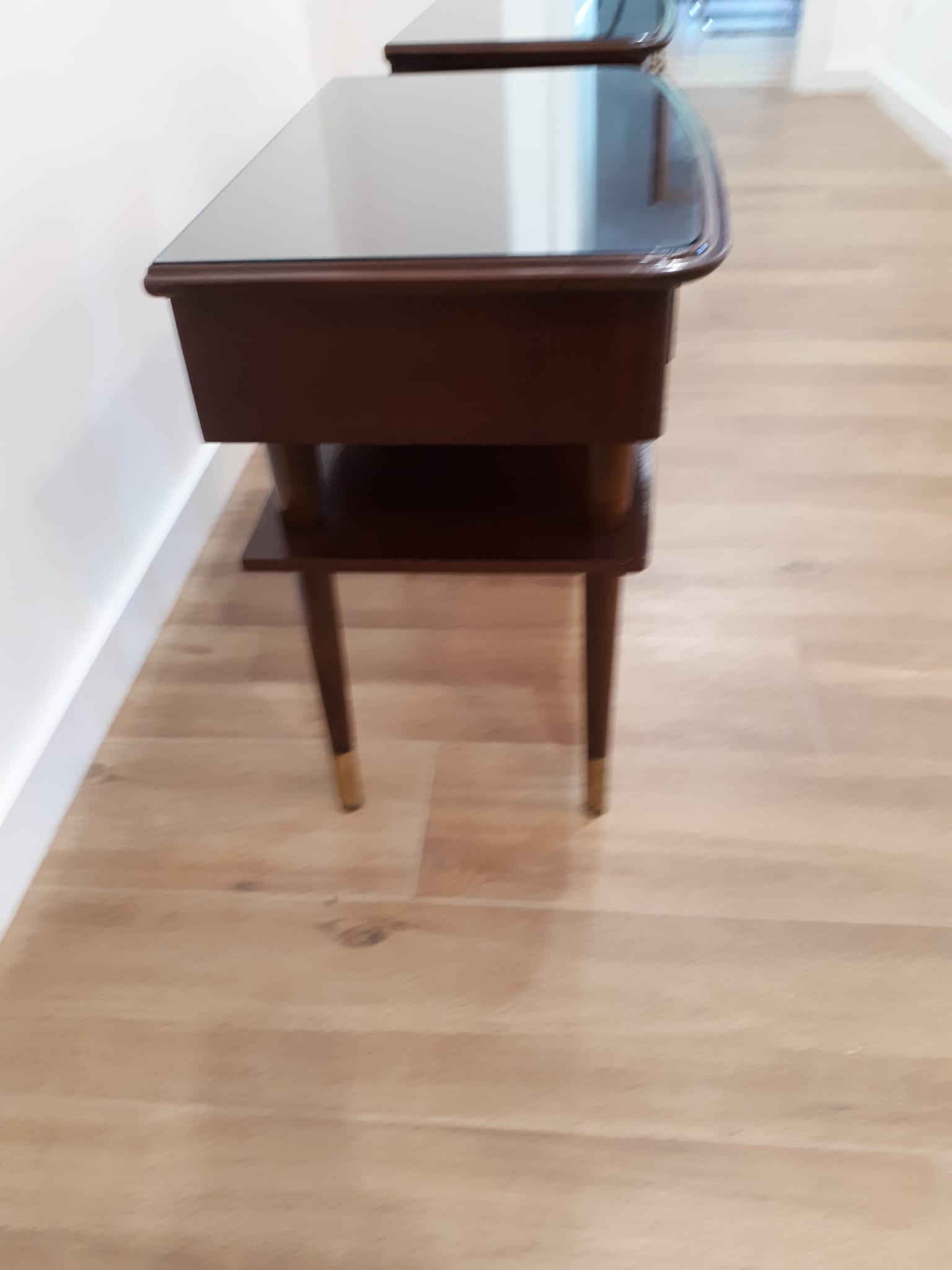 Pair of bedside tables, Denmark, 60s