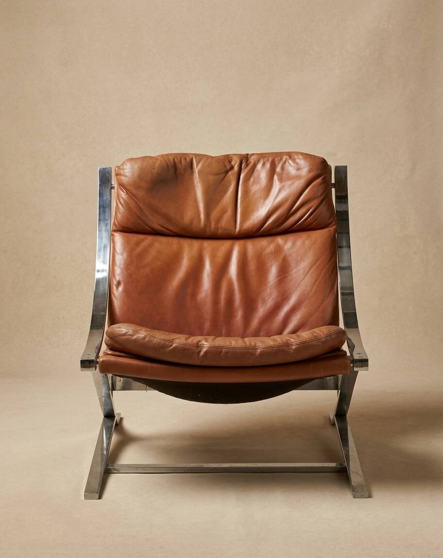 Zeta Armchair - Paul Tuttle for Strässle, Switzerland, 1970s
