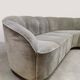 Vintage modular rounded sofa chair Piccolino Walter Knoll