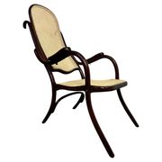 Chaise longue pliante très rare n°1 par Thonet