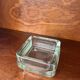Bauhaus glass ashtray/pocket tray, Lumax design 1970