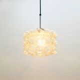 Mid-Century Amber Bubble Glass Ceiling Light/Pendant by Helena Tynell for Limburg, Germany, 1960s