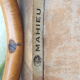 Pair of Mahieu bistro chairs in curved wood
