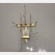 Heart Shaped Glass Sconces, 1980s, Set of 2