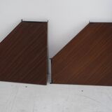 Tomado teak floor shelf with corner