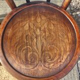 Lot de 5 chaises bistrot Buchon en bois courbé