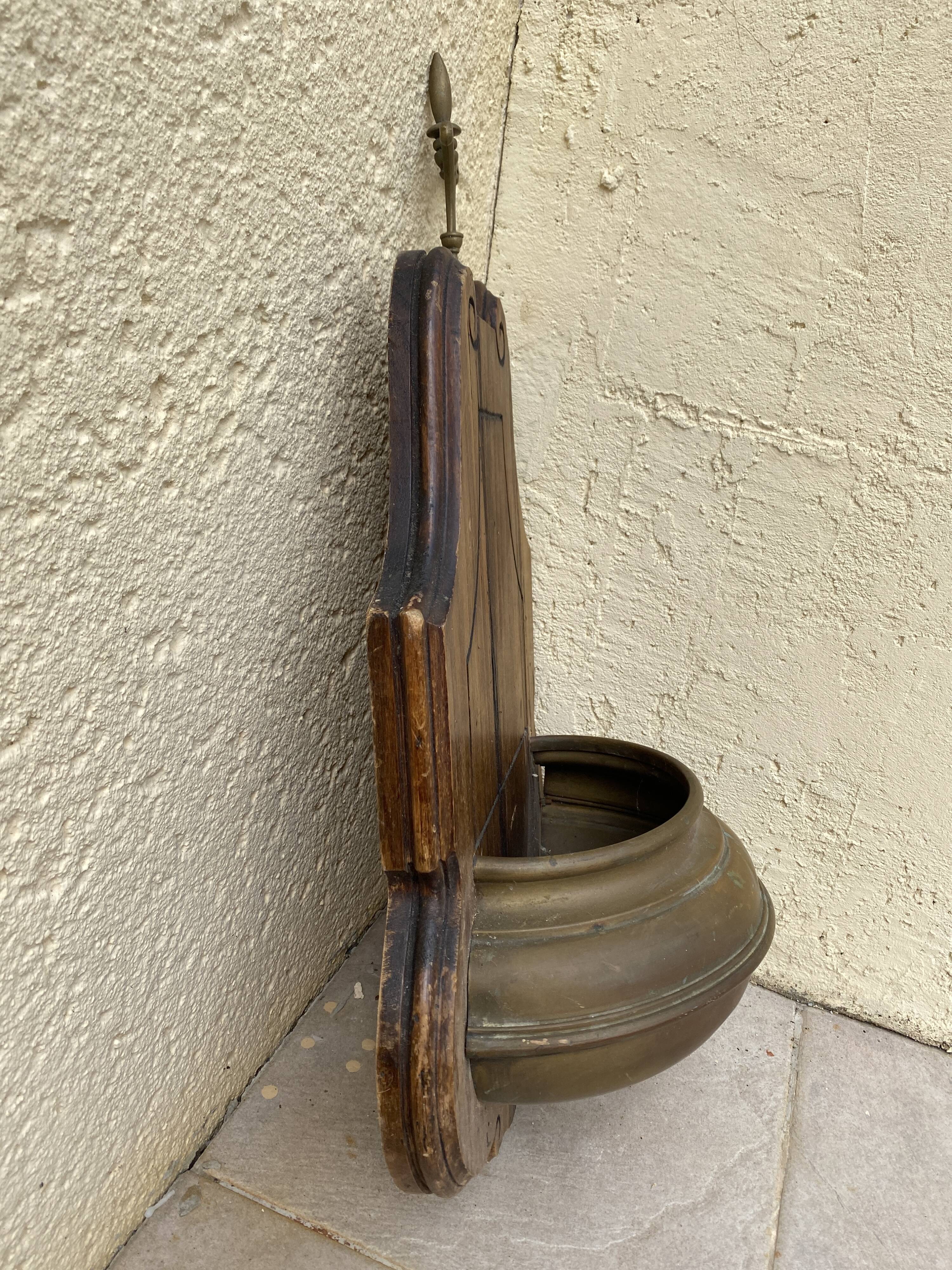 Cache pot copper fleur de lys