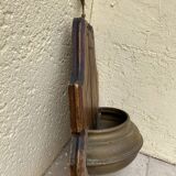 Cache pot copper fleur de lys