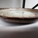 Large round stoneware dish signed Vallauris origin Diameter 30 cm