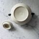 Sucrier en porcelaine bicolore 