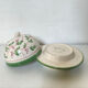 Butter bell in faience from the 20th century signed Mesves R.R Renaud Rémusat.