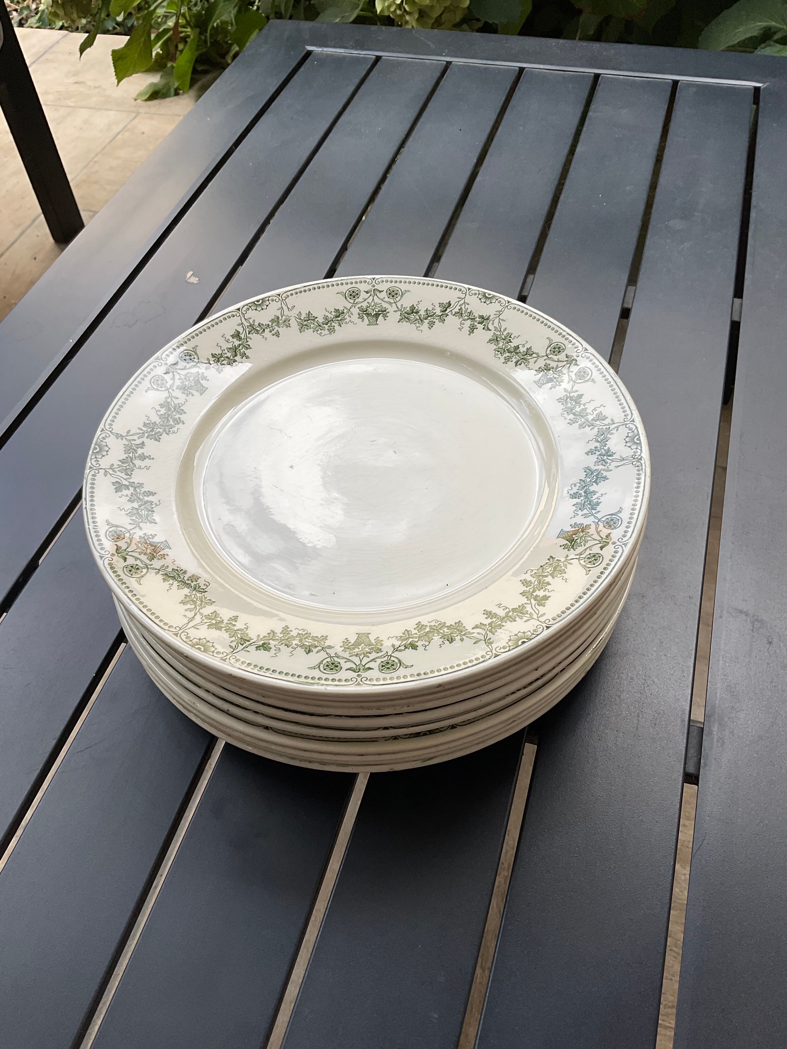 10 flat plates .model champagne .badonvillers