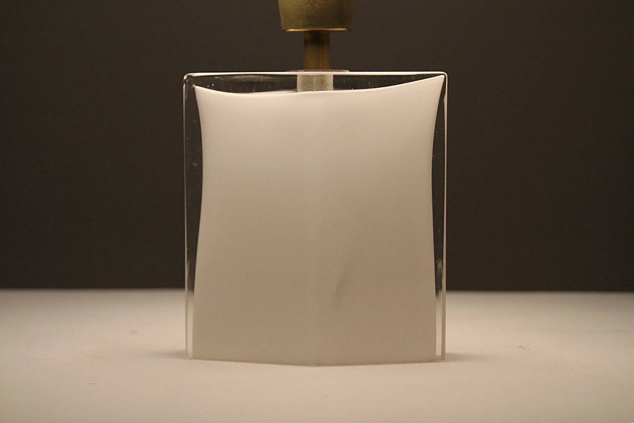Opaline Glass Table Lamp – Flygsfors, Sweden — Late 1960s / Early 1970s