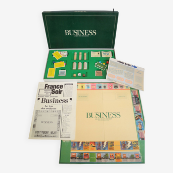 ancien jeu société Business GRF vintage french board game 1975