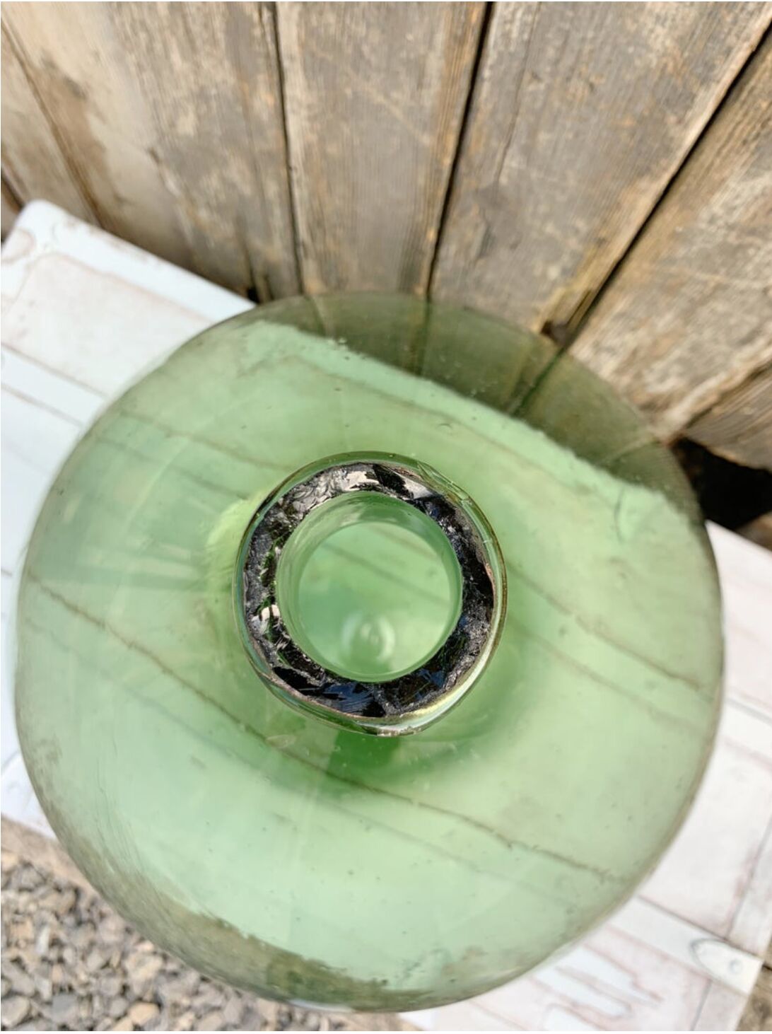 Bonbonne soufflée verte 20L