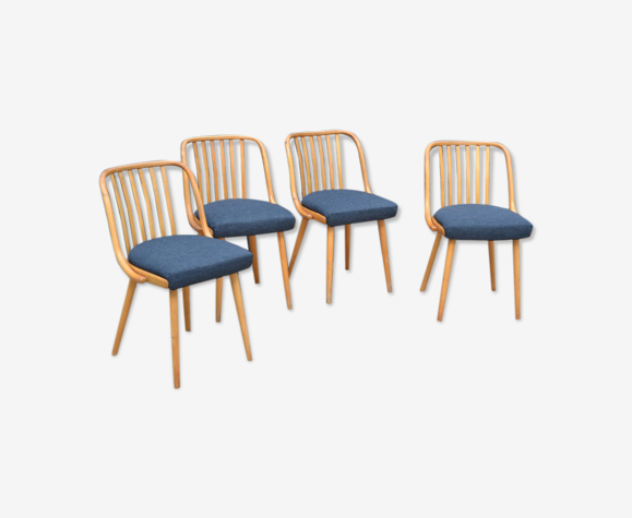 Series of four chairs by Antonin Suman
