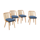 Série de quatre chaises par Antonin Suman