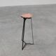 Table d'appoint Art Nouveau en métal et cuivre dans le style de Gustave Serrurier-Bovy
