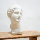 Tête de femme vintage en plâtre