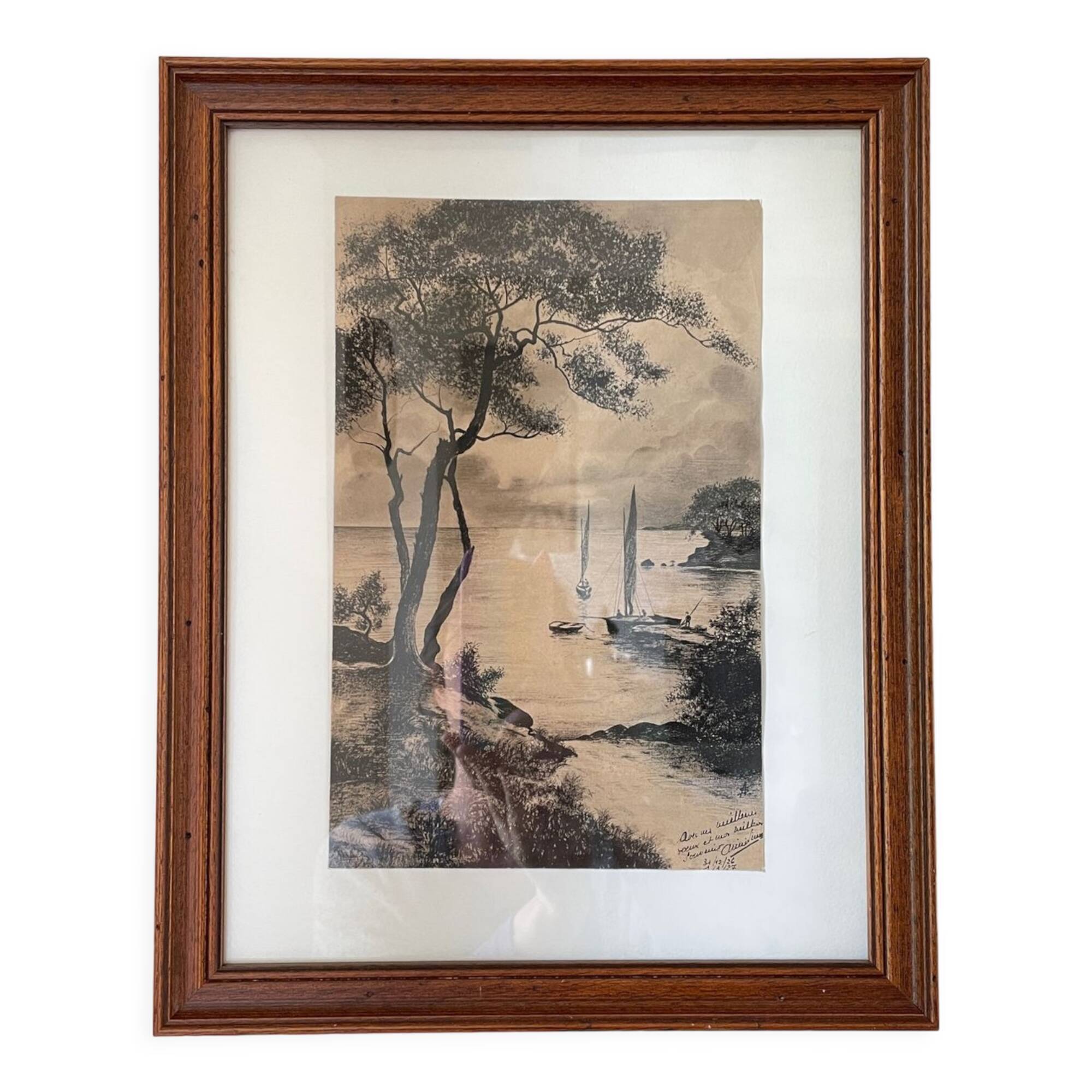 Indian ink painting on paper 1927