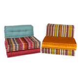 Canapé sectionnel "mah jong" du 21e siècle par hans hopfer pour roche bobois, france c.2