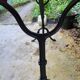 Bistro table in Carrara marble and cast iron circa 1900
