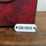 Industrial enamelled plate 500 V