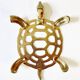 Dessous de plat tortue en laiton