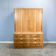 Chest of drawers and cabinet combination by WK-Möbel, walnut, 1960s
