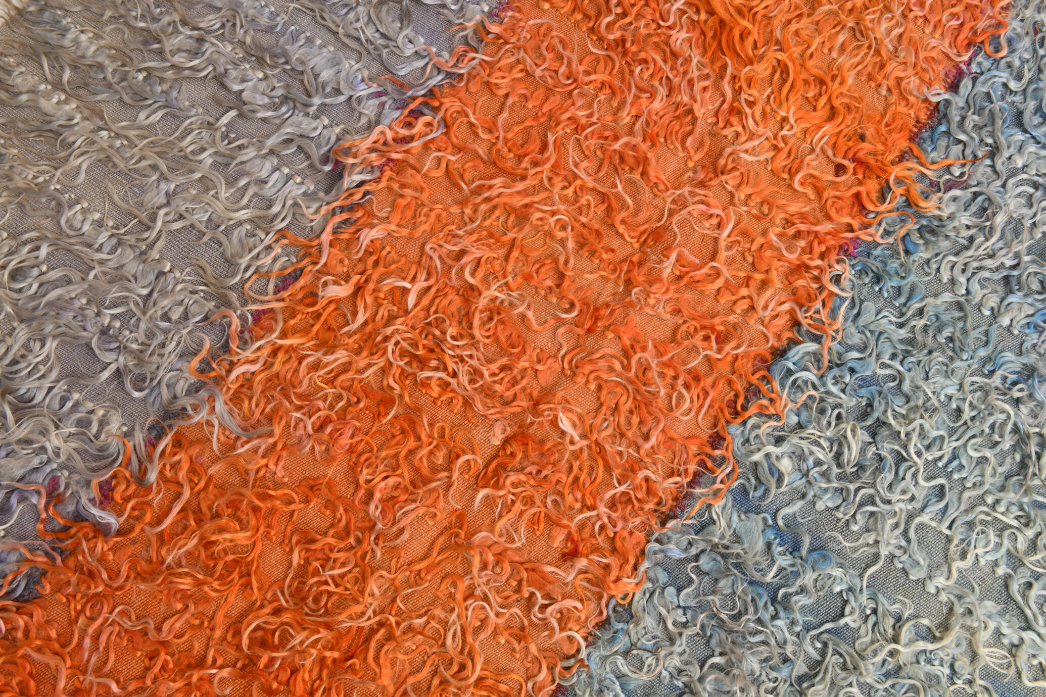 Handmade wool kilim rug 104x155cm