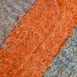 Handmade wool kilim rug 104x155cm