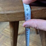 Tabouret pieds compas vintage