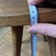Tabouret pieds compas vintage