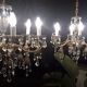 Pair of vintage italian chandeliers