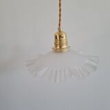 Polished glass hanging