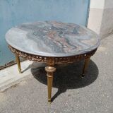 Brass coffee table