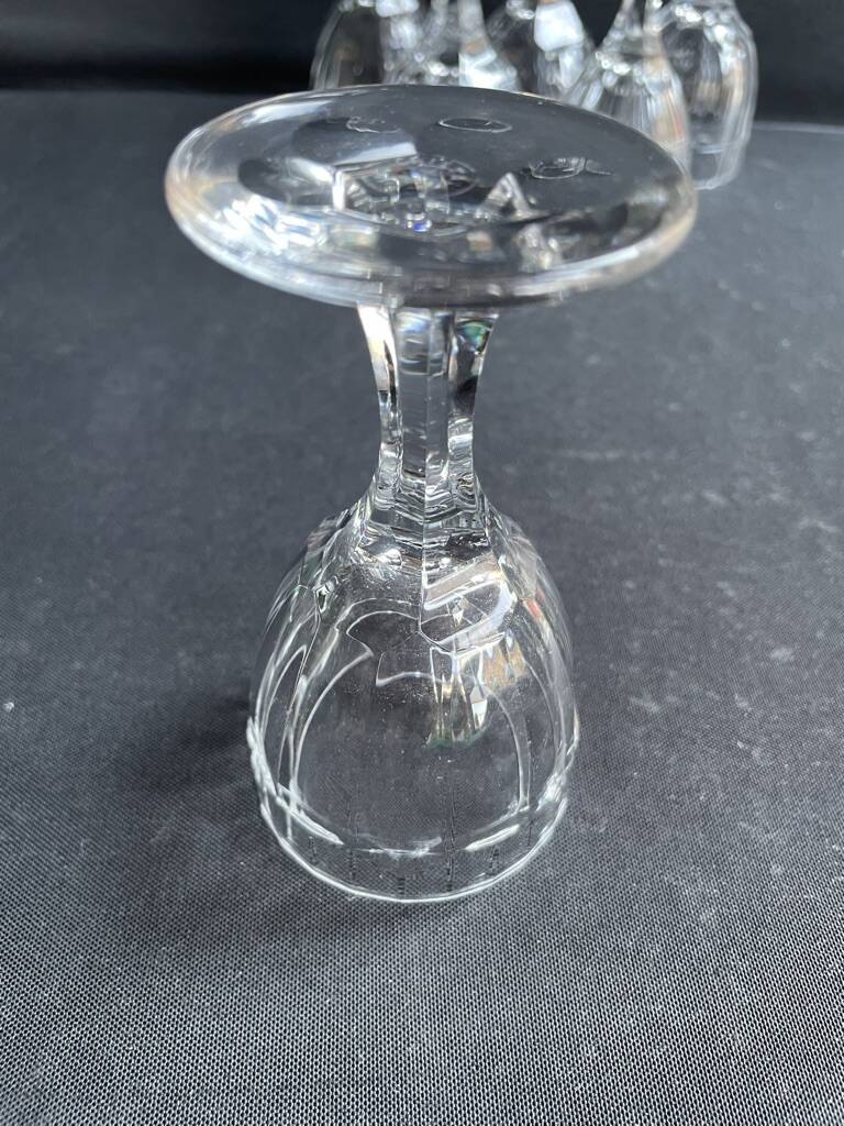 6 port glasses – Cristallerie de Nancy 1920-1934