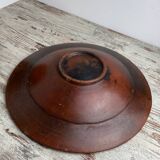 Large glazed terracotta salad bowl
