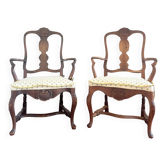Paire de fauteuils style anglais Chippendale